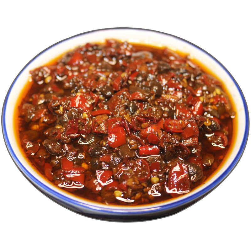 味肴腊品湖南特产豆豉辣椒酱农家自制湘西特产剁辣椒下饭菜香辣辣椒酱