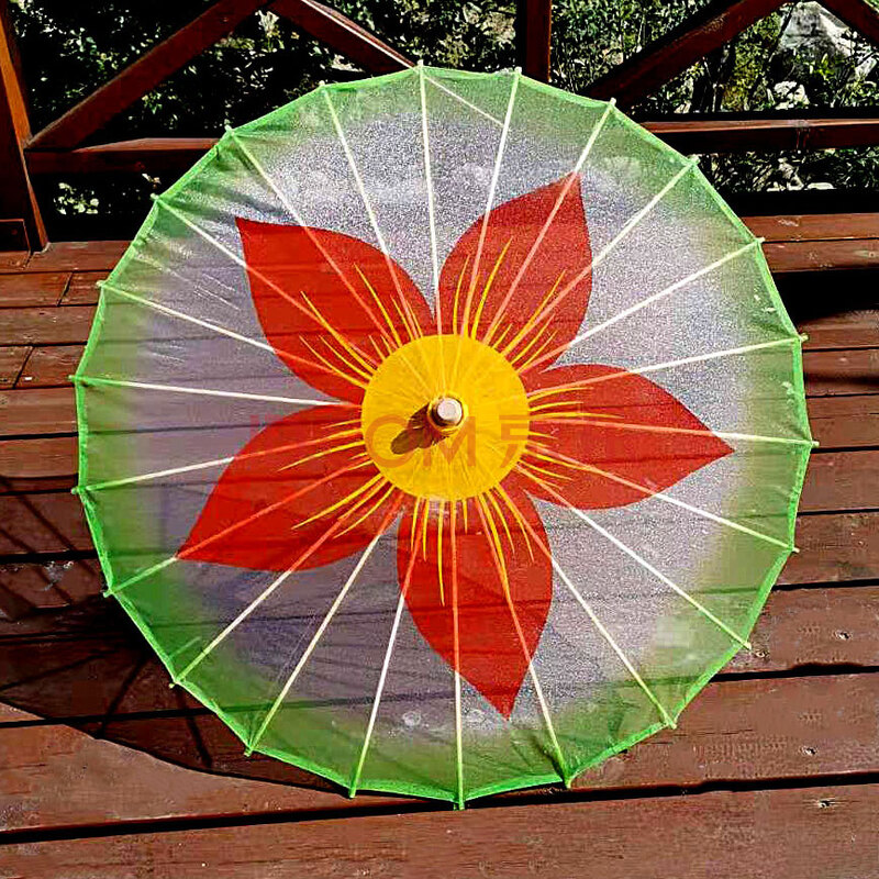 茉莉花开伞 茉莉花情怀 舞蹈演出道具伞古风花伞表演走秀旗袍秀伞