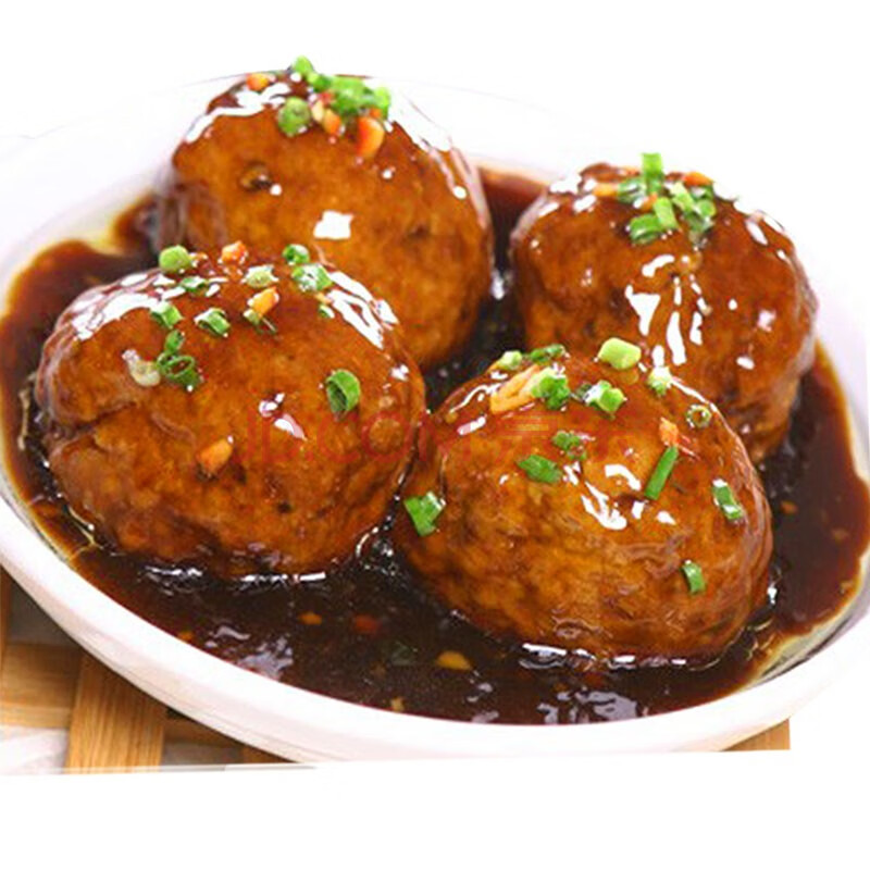 江苏扬州特产狮子头原味马蹄肉圆丸子240g 其它 原味狮子头240克/4只