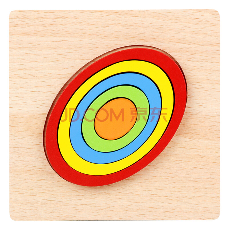 老年人锻炼智力拼图拼板防痴呆娱乐用品老人解闷神器积木玩具 8 椭圆