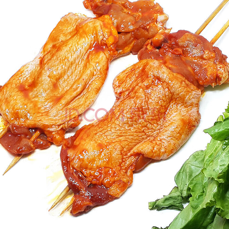 鸡腿排串10串油炸奥尔良鸡腿串腌制生鸡腿户外烧烤半成品