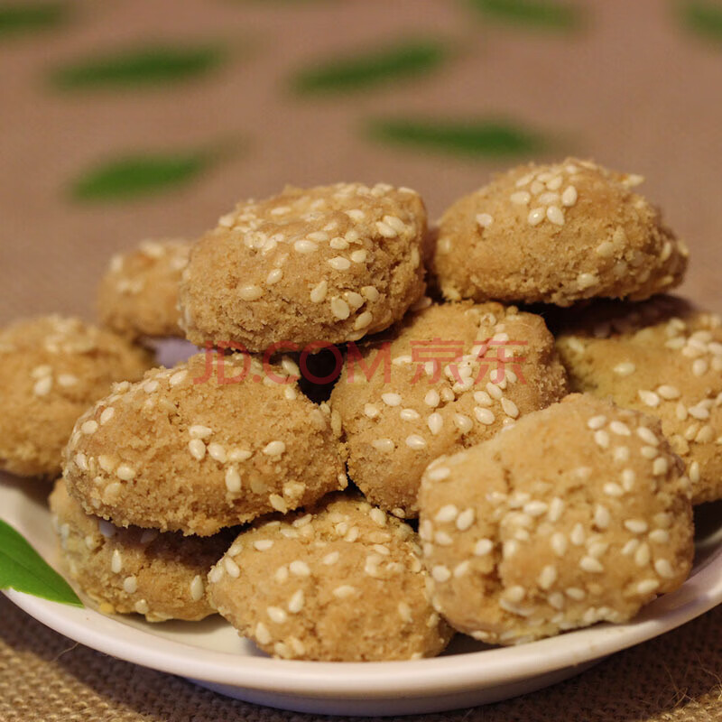 安徽合肥特产詹记宫廷桃酥王芝麻饼干传统手工糕点心散装老式零食 小