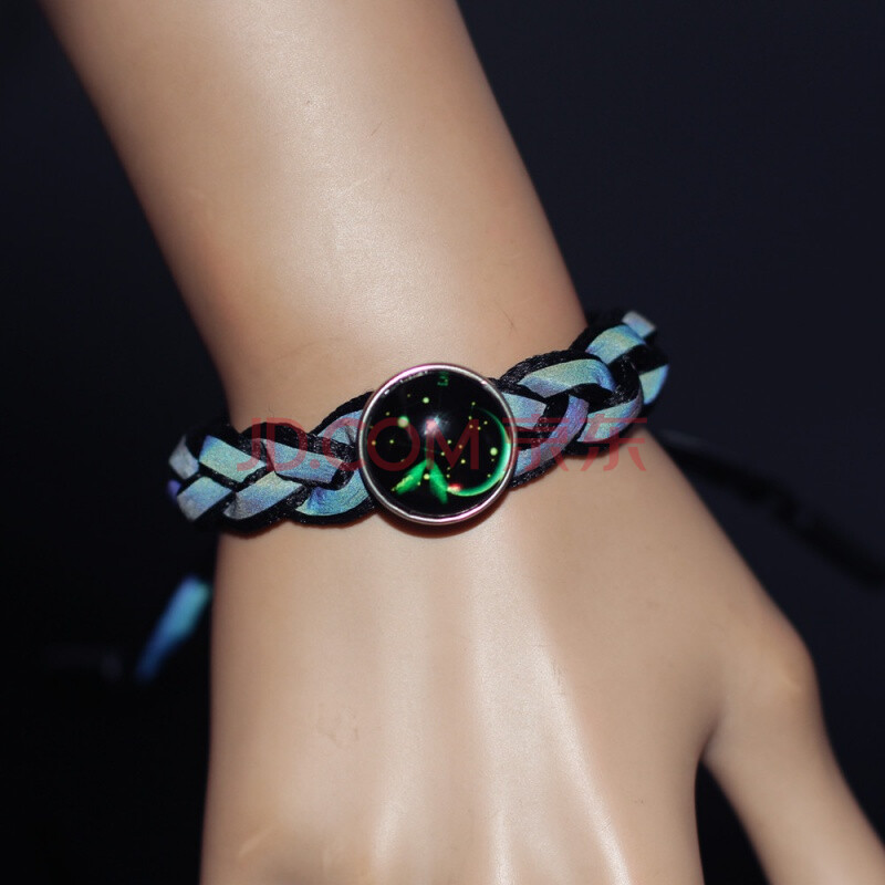 夜光手链韩版手环 狮子全息反光十二星座简约情侣小学生女可爱潮男