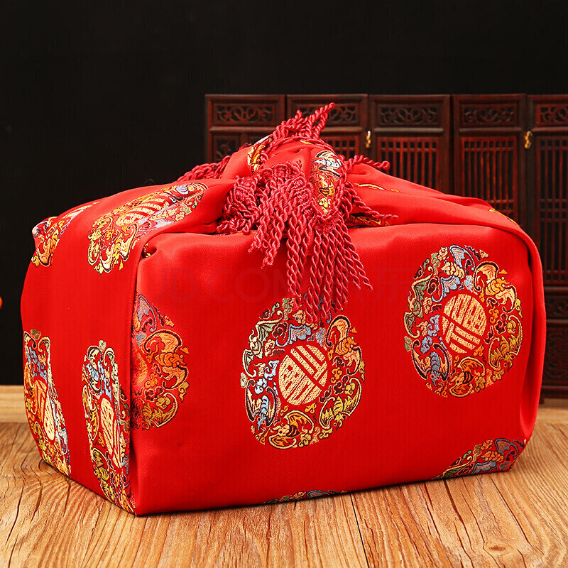 红布包袱结婚包袱皮包裹皮结婚用的红包袱 喜庆包袱皮婚庆结婚用品