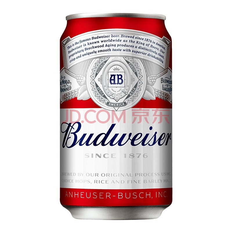 百威啤酒罐装 330ml