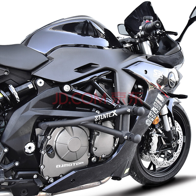 适用钱江赛600改装保险杠赛600rr摩托车竞技护杠 防摔杠 低配尼龙头