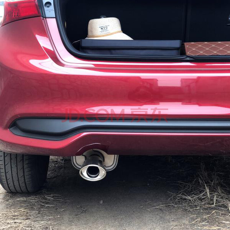 适用11-20 21款日产新骐达改装汽车专用尾喉排气管套装饰用品配件 原