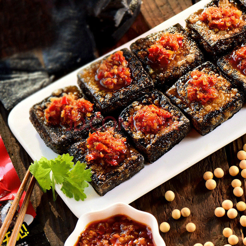 黑色经典正宗长沙臭豆腐零食麻辣臭干子小吃香干湖南特产豆腐干 香辣
