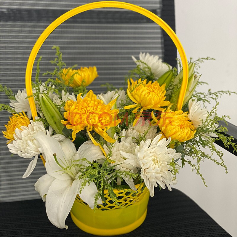 爱在此刻 清明节鲜花速递菊花百合花束重阳节祭祀祭奠扫墓悼念用花