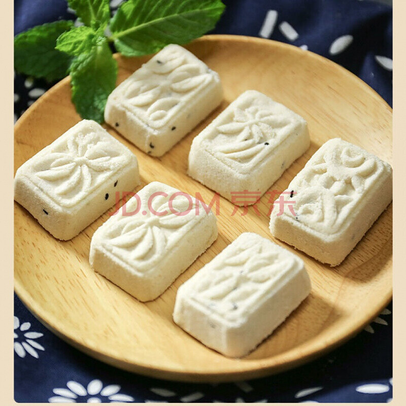 江南传统薄荷糕点清凉糕糯米糕炒米糕桂花浙江省上海老式点心早点 三