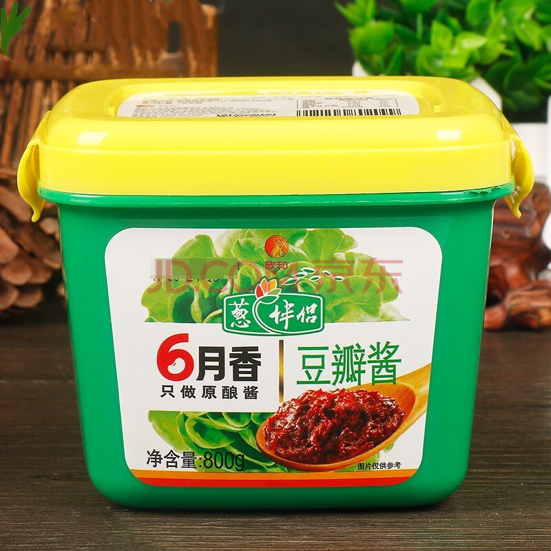 六月香辣椒酱大桶豆掰酱大葱蘸酱 即食葱拌侣黄豆酱干拌面调料酱