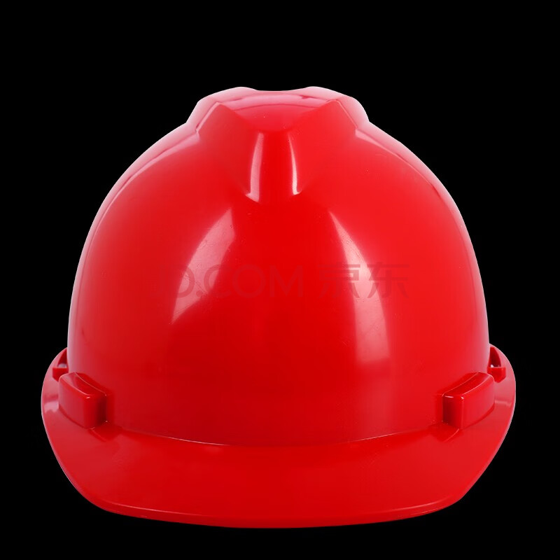 安全帽工地施工程建筑abs玻璃钢加厚超硬防护头盔定制印字logo 红色 v
