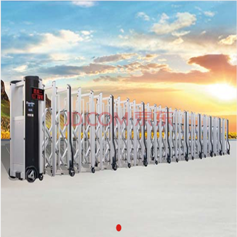 红门品牌电动伸缩门红20c 黑色