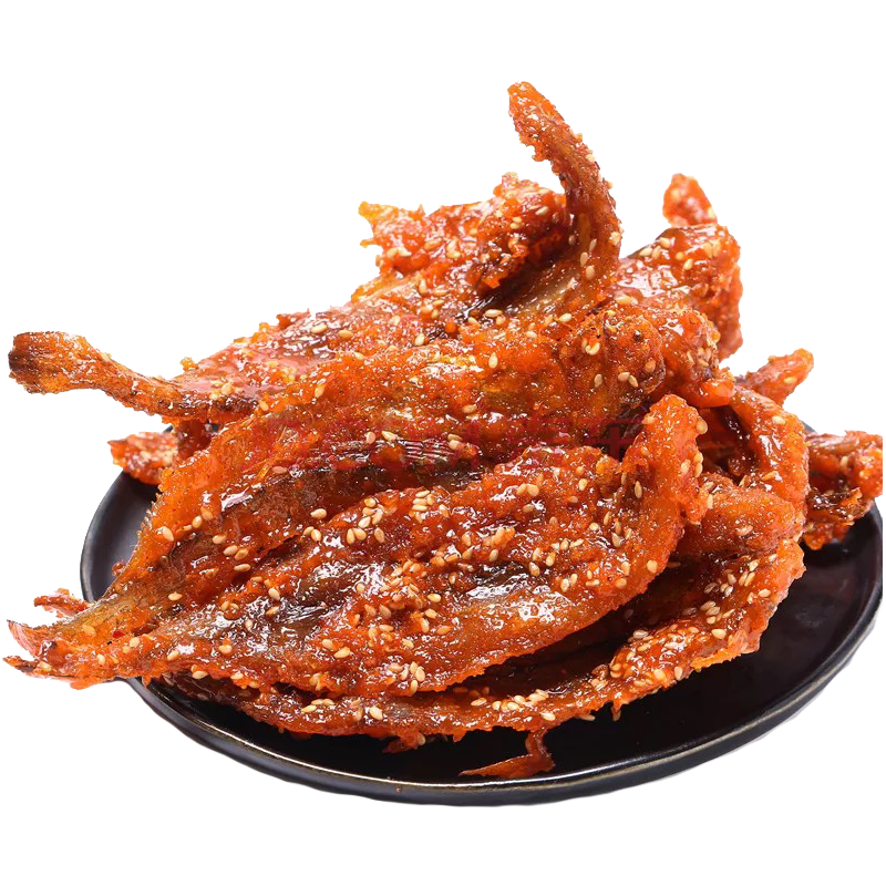 鱼干香辣龙头鱼广西北海特产散装鱼片鱼即食香辣海龙鱼 香辣500g