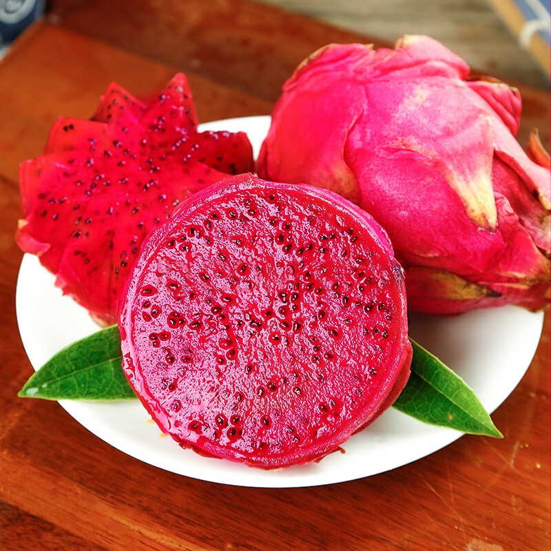 南垦优选 红心火龙果5斤装 蜜宝精选大果新鲜水果单果约400-500g