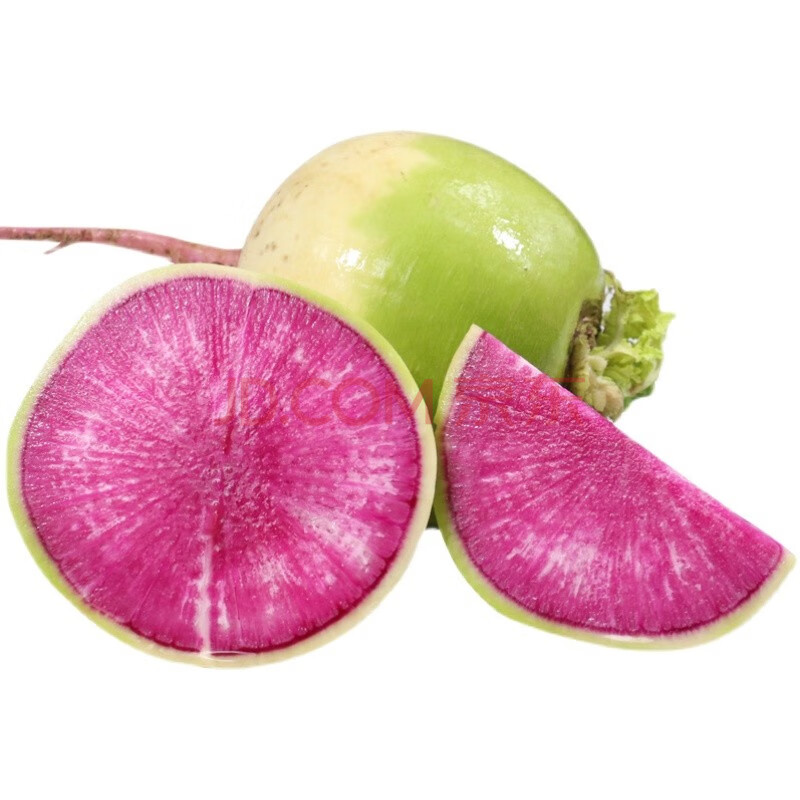心里美萝卜 绿皮红心水果萝卜 蔬菜 5斤