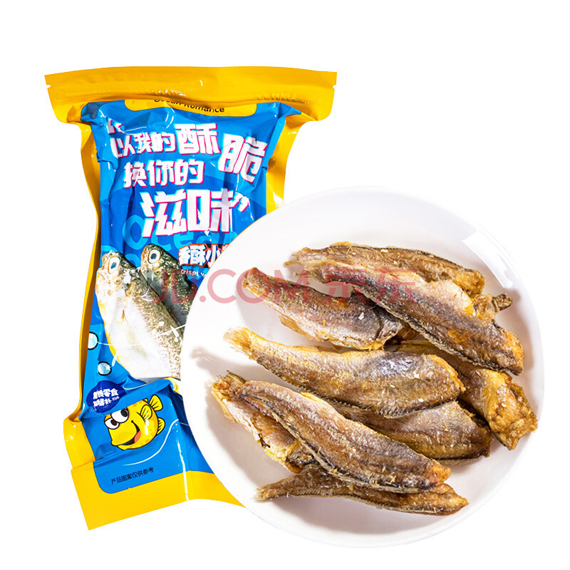 海洋演义 香酥小黄鱼80g 脆休闲小零食即食海鲜酥脆可口 香酥小黄鱼脆