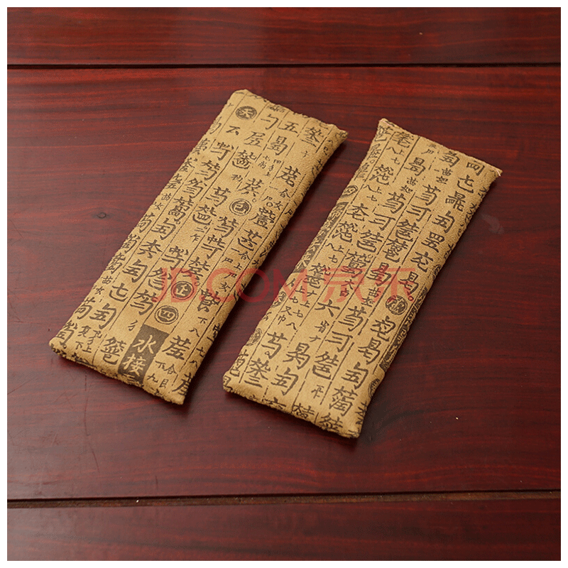 曲漾 传统古琴防滑垫 沙垫麂皮绒套袋防滑垫 沙袋式古琴垫 土黄色