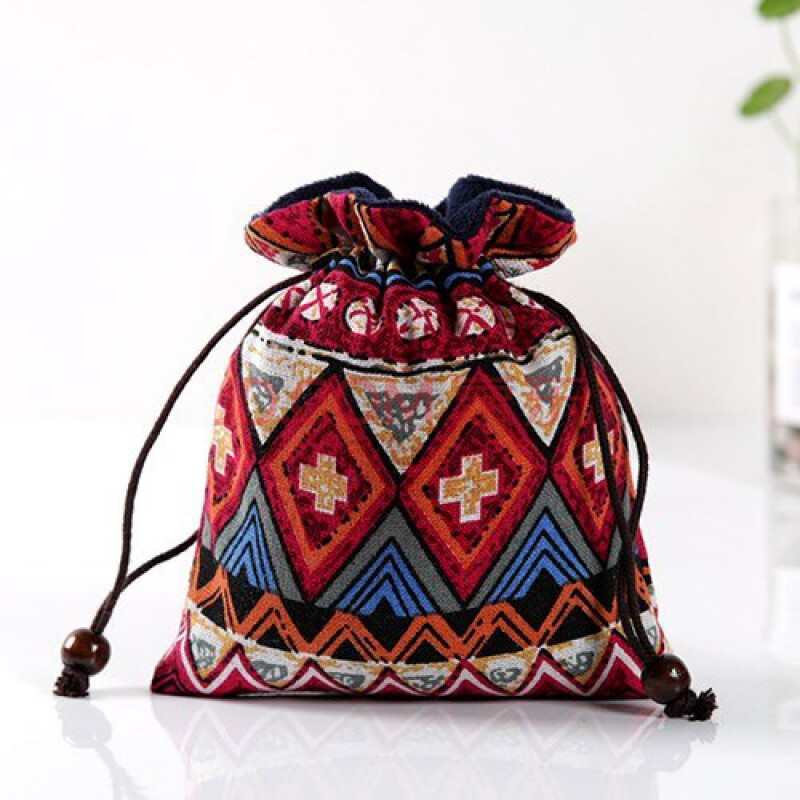 大号印章收纳袋百宝袋小锦囊收纳古代钱袋布袋印章袋珠宝文玩印章古风