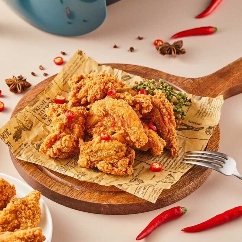 圣农 美厨脆皮炸鸡1kg 半成品裹粉炸鸡 鸡叉骨 鸡锁骨 冷冻油炸小吃