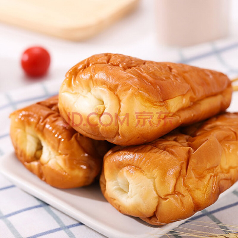 鸡腿面包 80后 怀旧小鸡腿面包儿时老北京网红零食 6个豆沙馅