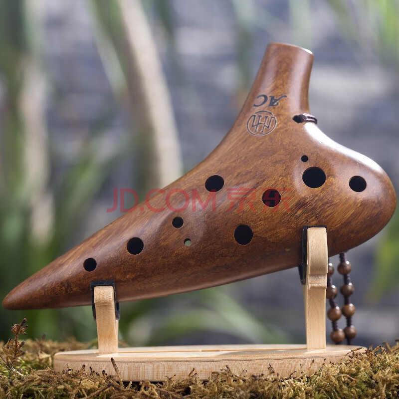 木火(muhuo)实木陶笛12孔中音c调相思木十二孔ac木质吹奏乐器轻吹型