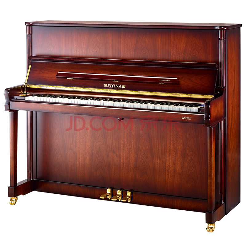 fiona 菲奥娜 f-h5 立式钢琴 胡桃木渐变哑光