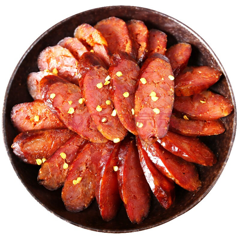蜀湘香 正宗四川腊肠烟熏柴火麻辣香肠500g 川味特产纯手工农家腊肉土