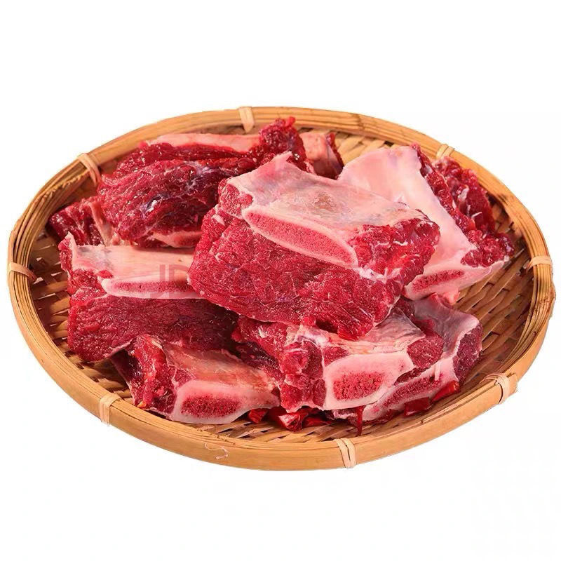 顺丰速运 草原人锡盟草原黄牛排带骨牛肉牛寸排多肉牛仔骨 浩凤 锡盟