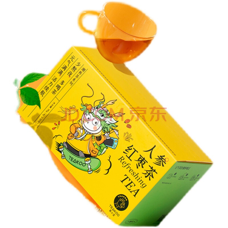 人参枸杞 红枣养生茶茶叶苦荞红豆薏米茶包 8g*12包 茶小空熬夜元气茶