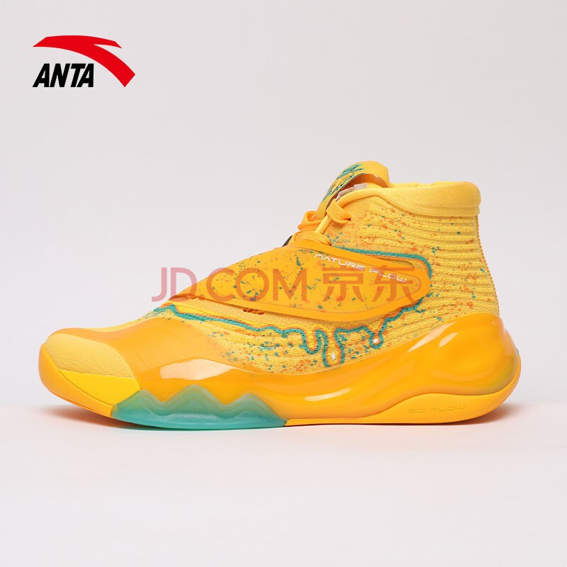 安踏篮球鞋男高帮战靴2021秋季新款汤普森kt6训练运动鞋112131101