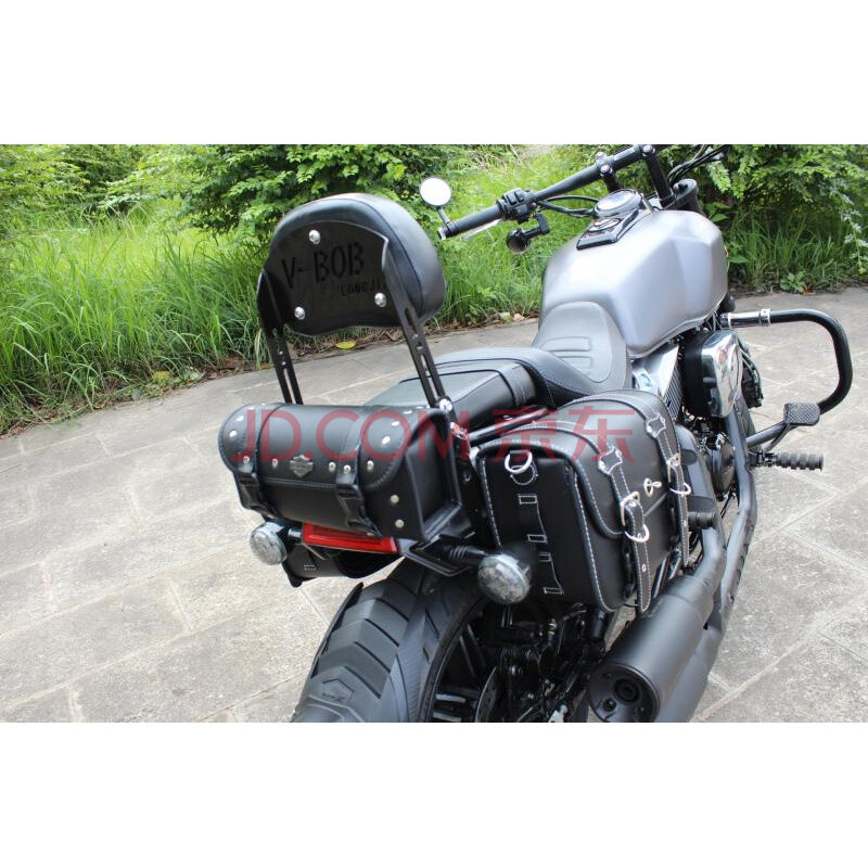 适用龙嘉v霸摩托车改装配件v霸后靠背保险杠护杠前后踩档杆挂档杆