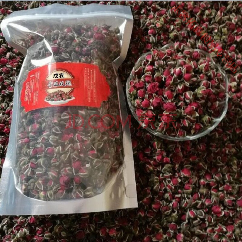 2021年新花云南金边玫瑰花茶干玫瑰花茶正自然无硫玫瑰花茶 250g袋装