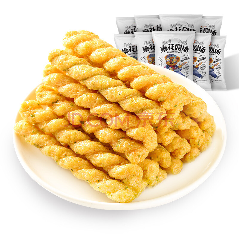 香酥手工小麻花糯米袋装葱香麻花零食网红休闲小吃手工香酥脆口味中式