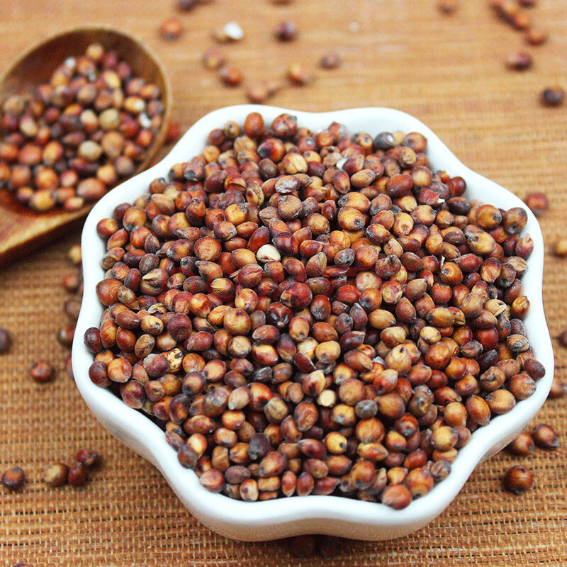 新带皮红高粱5斤 农家自产带壳酿酒喂鸽子鹦鹉磨面五谷杂粮粗粮