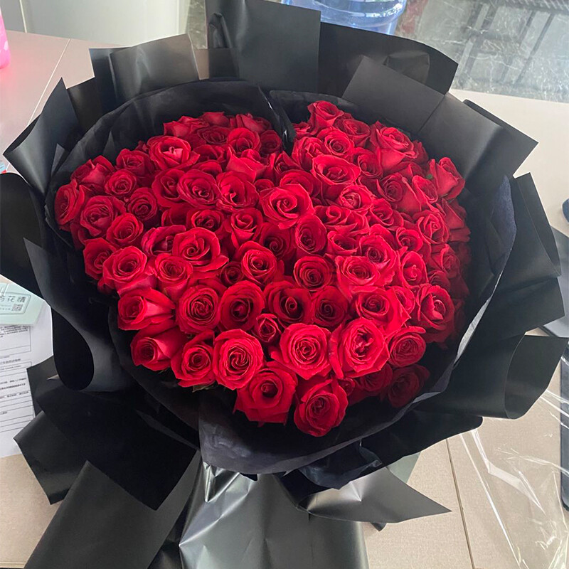 再见倾心-99红玫瑰花束