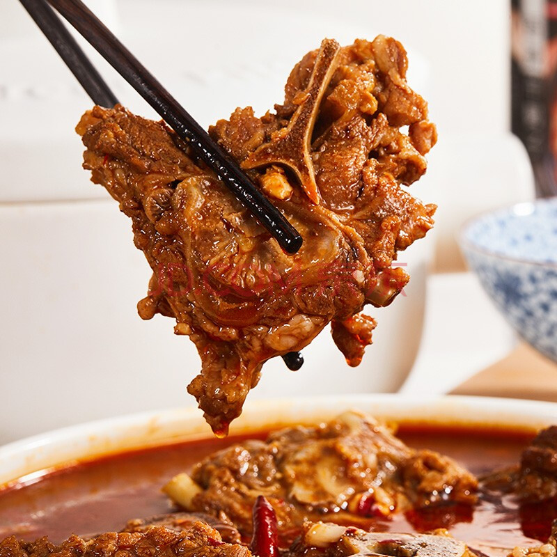 阳坊胜利 羔羊蝎子火锅800g/罐 速食火锅食材 加热即食带骨羊肉熟食