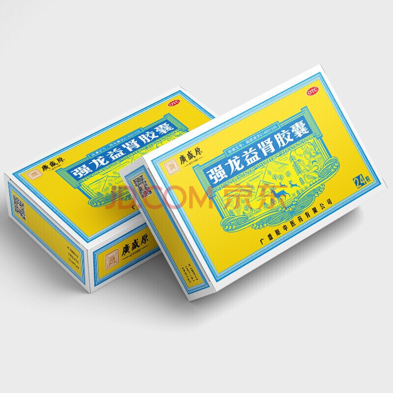 广盛原 强龙益肾胶囊 0.4g*24粒/盒 1盒(4天量)