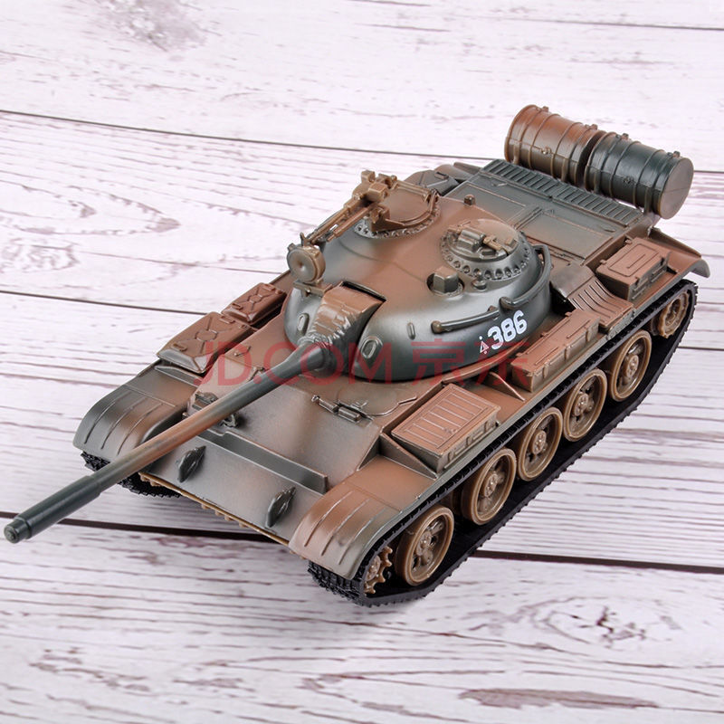 軍事戰車玩具 t55合金坦克模型 擺件 1:43仿真金屬59式軍事坦克世界