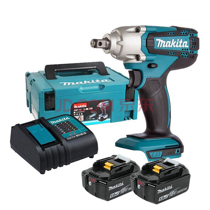 牧田(makita)dtw190stj1 18v锂电充电式电动扳手冲击螺丝扳手电动工具
