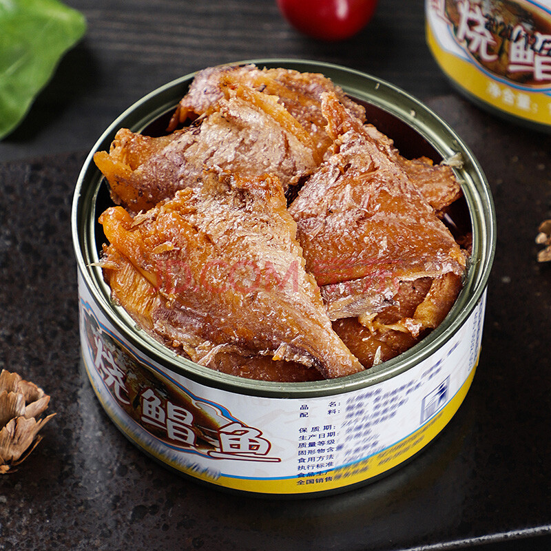 江湖蜜鲳鱼罐头海鲜熟食即食罐装网红小鲳鱼下饭菜鱼肉 红烧鲳鱼【8罐