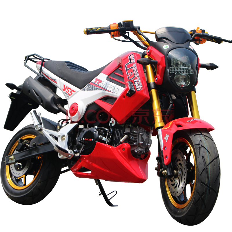 摩托车整车125cc小猩猩摩托车小街车迷你休闲车燃油小高赛 m3—红色