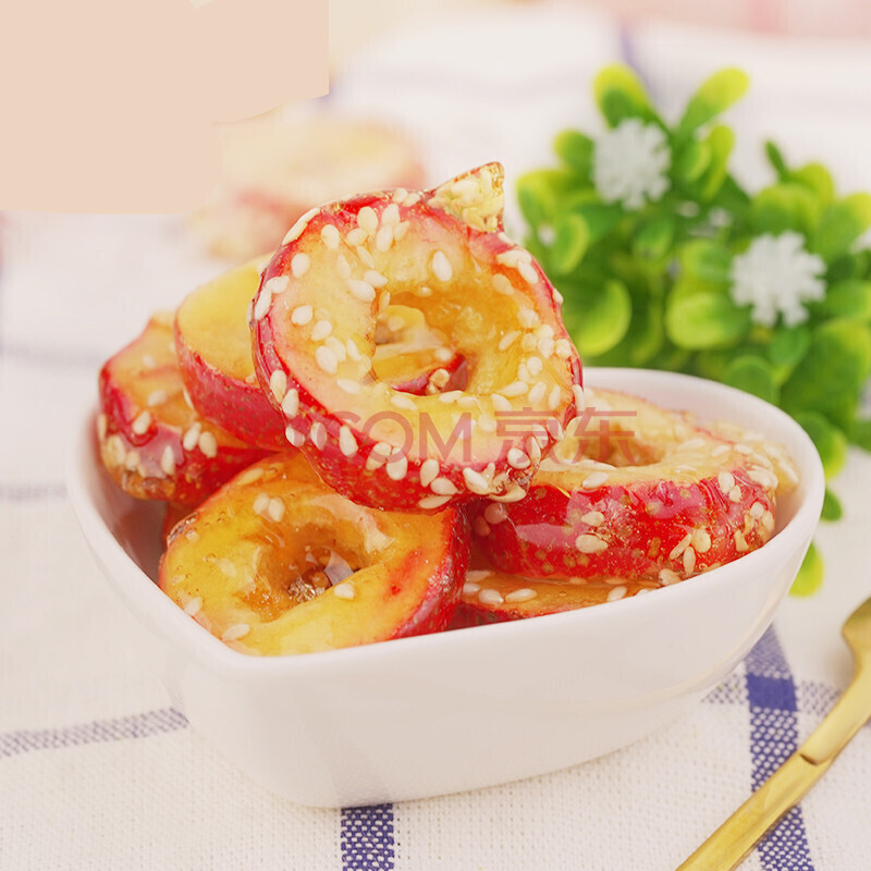 冰糖山楂片老北京特产冰糖葫芦山楂圈脆片200g冻干小零食