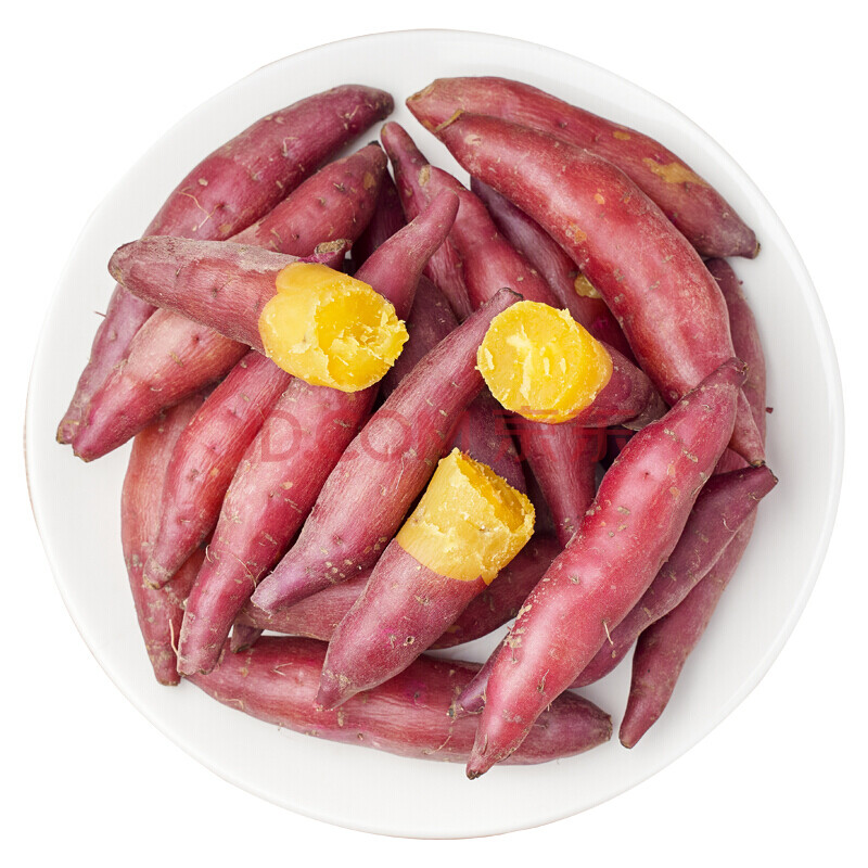 新鲜临安天目山小香薯迷你小红薯板栗薯紫薯农家地瓜手指番薯 1500g