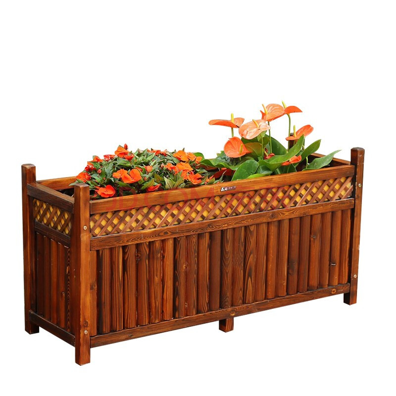 德沃多肥料 防腐木花箱户外种植室外庭院阳台露台蔬菜种花箱仿古加深