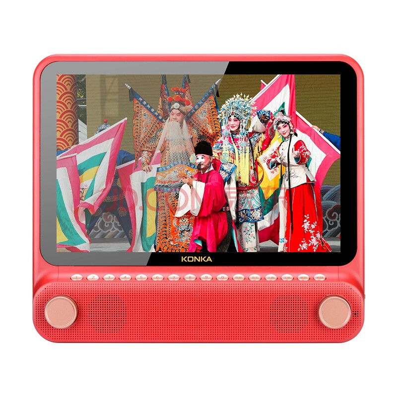 康佳(konka) 老人唱戏机 高清看戏机大屏幕便携式视频广场舞音响蓝牙