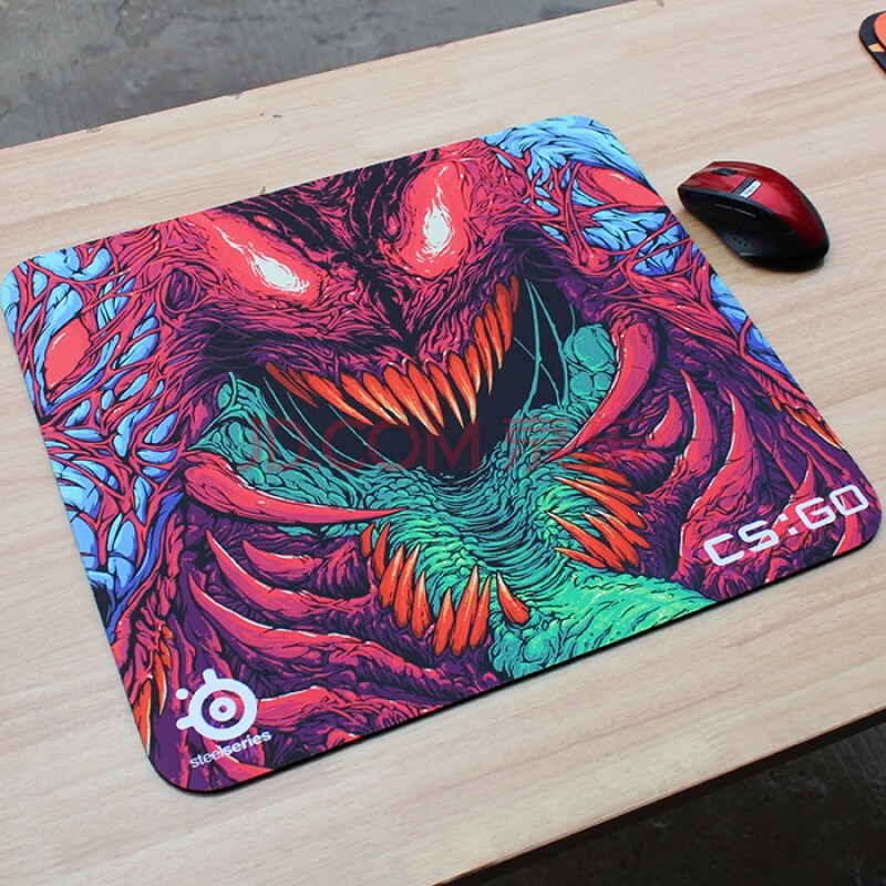狂热霜冻暴怒野兽游戏超大6毫米加厚鼠标垫绝地 暴怒野兽 450x400mm