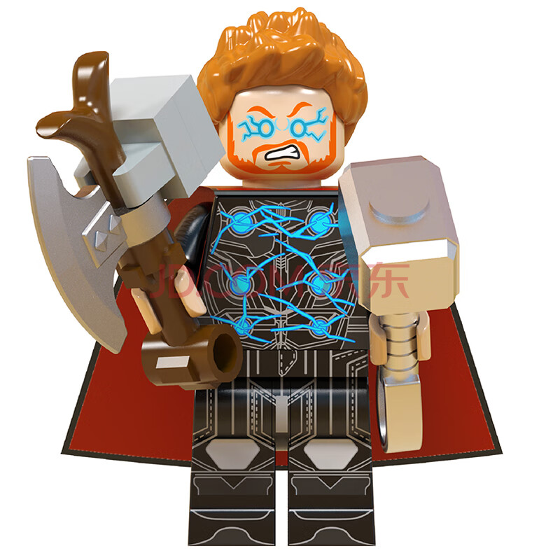 乐高复仇者联盟4终局之战钢铁侠mk85托尼斯塔克积木拼装玩具人仔 雷神
