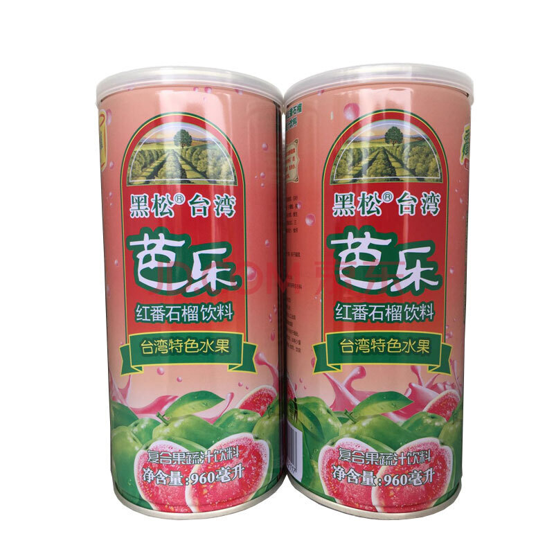 黑松油切麥茶紅芭樂汁番石榴柳橙百香果飲料960ml整箱2瓶 軍綠色 柳橙