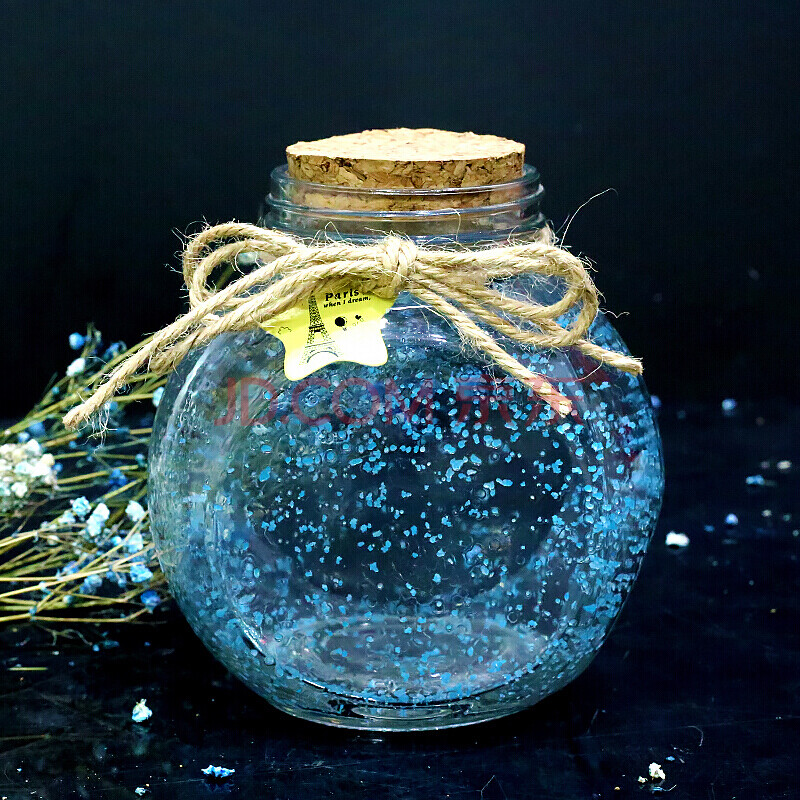 礼物 星星瓶 夜光许愿瓶 可装520颗1314颗星星折纸星空瓶 漂流瓶 装